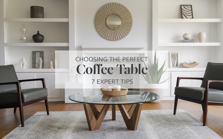 Choosing the Perfect Coffee Table 7 Expert Tips