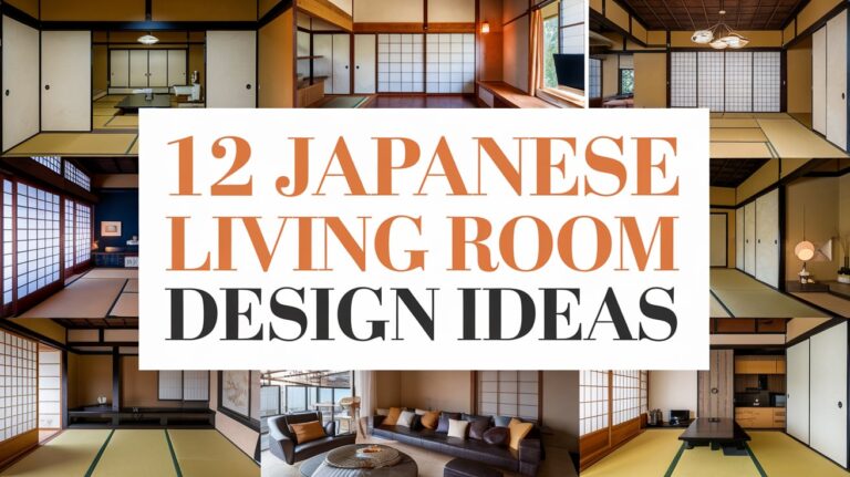 12 Japanese Living Room Design Ideas